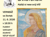 Pozvánka na výstavu studentských prací Imagines Sanctorum