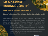 Pozvánka na diskusi s Dr. Ann M. Altman, Ph.D.