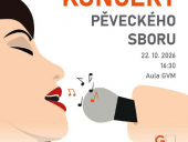 Pozvánka na koncert Pěveckého sboru GVM