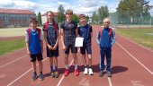 Úspěšná reprezentace školy na atletickém čtyřboji