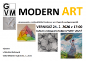 Pozvánka na výstavu studentských prací  Modern Art