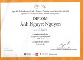 Studentka GVM v ústředním kole soutěže v anglickém jazyce