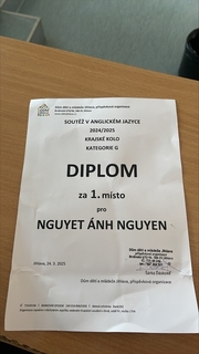 1. místo pro Nguyet Ánh Nguyen