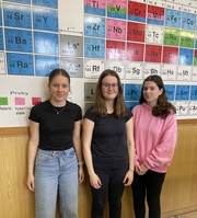 Studentky kvarty Aneta Voborná, Eliška Vávrová a Ema Sýkorová 