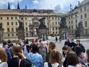 Žáci 3. A na Pražském hradě 